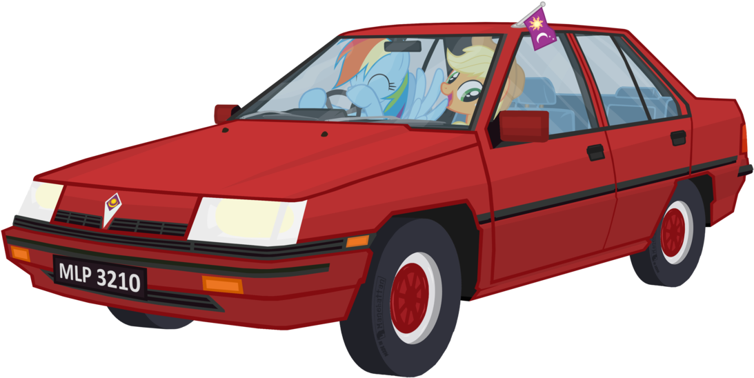 Ahmadridhwan, Car, Driving, Duo, Female, Mare, Pony, - Peugeot 205 Cti (1280x774), Png Download