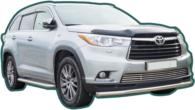 The Same Day In Late November That Gm Showed Off Its - Toyota Highlander (800x400), Png Download