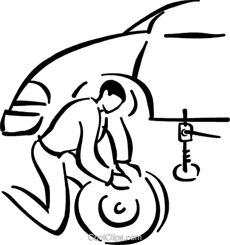 Clipart Man Tire - Tires (450x480), Png Download