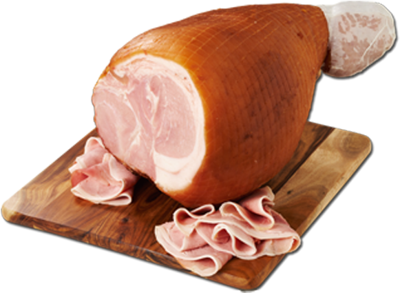 Ham Leg Png - Whole Leg Of Ham (596x433), Png Download