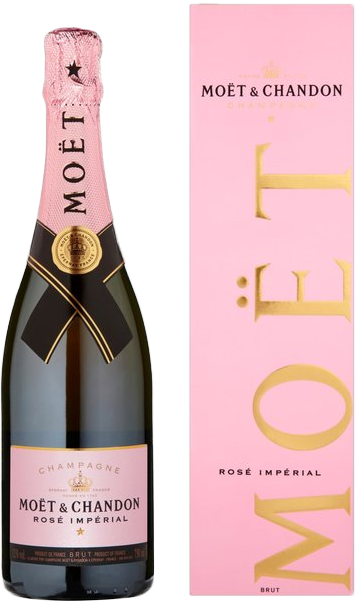 Moet & Chandon Imperial Rose Brut - Moët & Chandon Brut Rosé Champagne (356x602), Png Download