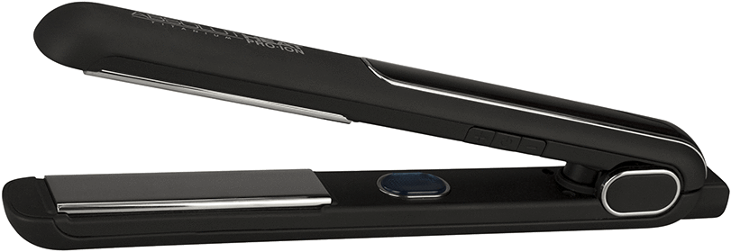 25 Pro Ion Black Titanium Hair Straightener,salon Supplies - Absolute Heat Pro Ion Digital Flat Iron - White, 1 (827x827), Png Download