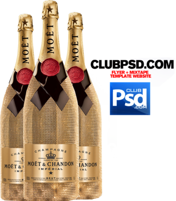9 White Moet Imperial Bottle Psd Images Champagne Bottle - Moet Bottle Psd (351x400), Png Download