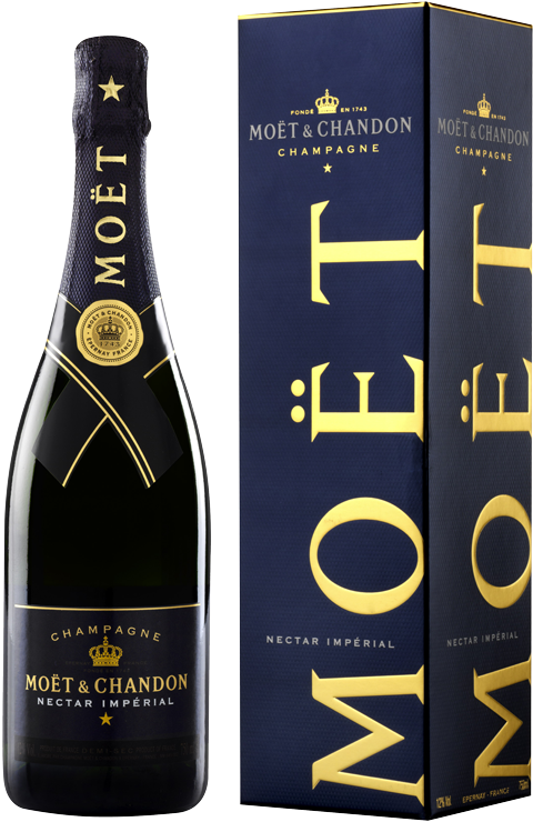 Moët & Chandon Nectar Imperial Nv Gift Boxed - Moet Chandon Reserve Imperial (900x900), Png Download