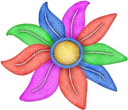 Fm Funny Friends Element 52 - Flower (500x421), Png Download