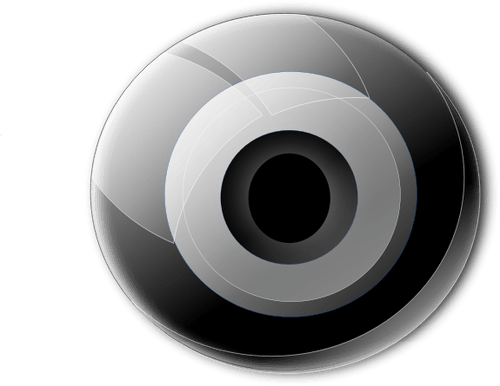 30000 Camera Clipart Png - Cctv Camera Lens Vector (500x386), Png Download