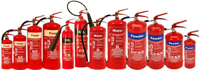 S-quad Sensor And Sensor Sounder - 8 Types Of Fire Extinguishers (670x246), Png Download
