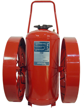 Red Line Wheeled Dry Chem - Wheeled Fire Extinguishers (368x368), Png Download