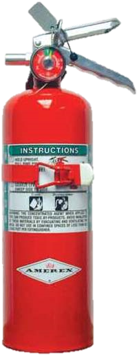 Fire Suppression Systems - Amerex #b369 Halon 1211 Fire Extinguisher - 9 Lb (323x539), Png Download