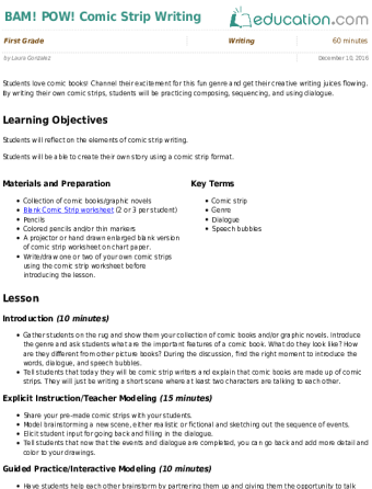 Comic Strip Writing - Promote A Product Essay (340x446), Png Download