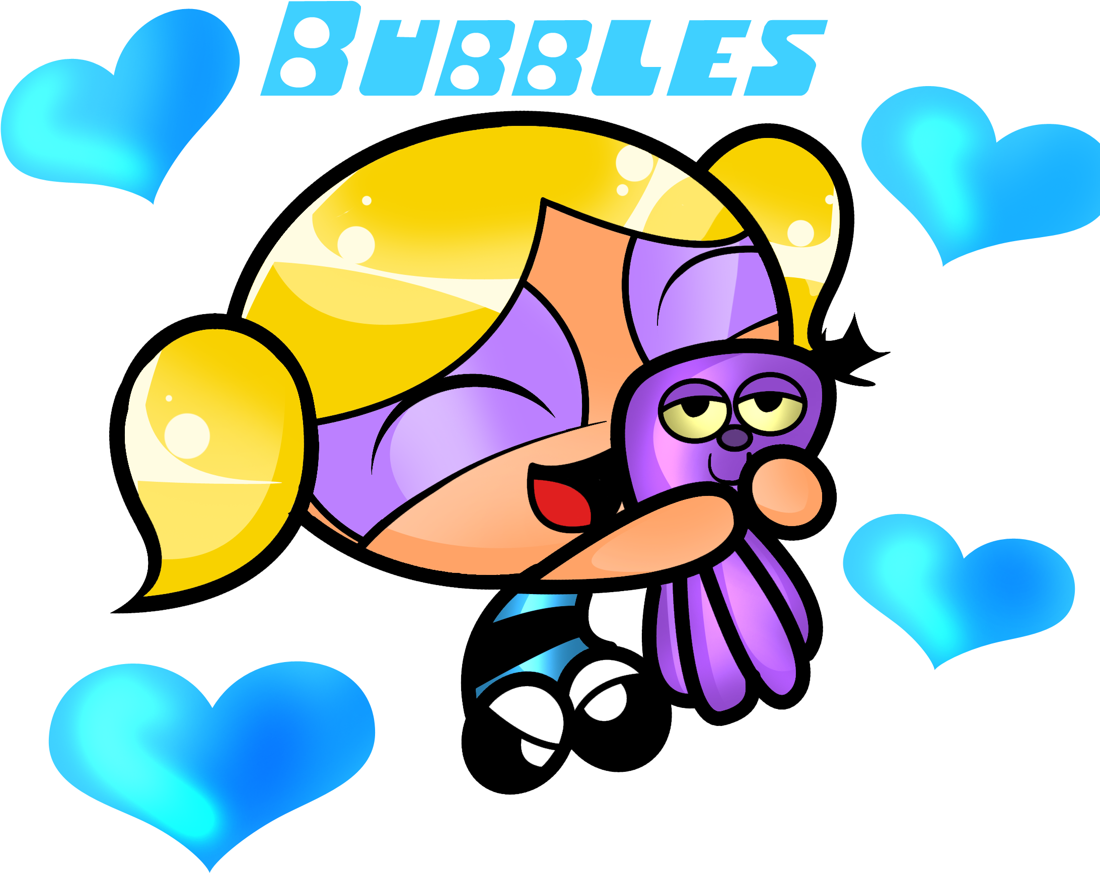 Bubbles And Miyako Images Bubbles Hd Wallpaper And - Bubbles Powerpuff Girls With Octi (2238x1866), Png Download