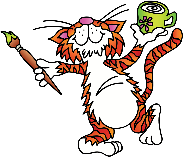 Fat Cat Pottery (800x673), Png Download