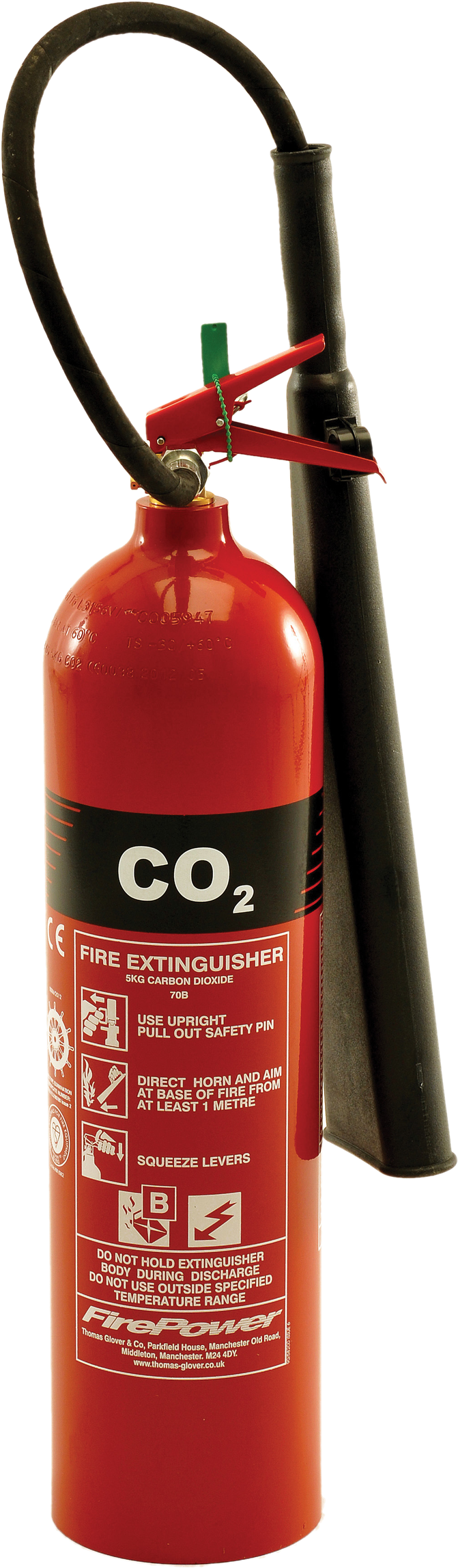 Fire Extinguisher 5kg Co2 Uk (2330x2330), Png Download