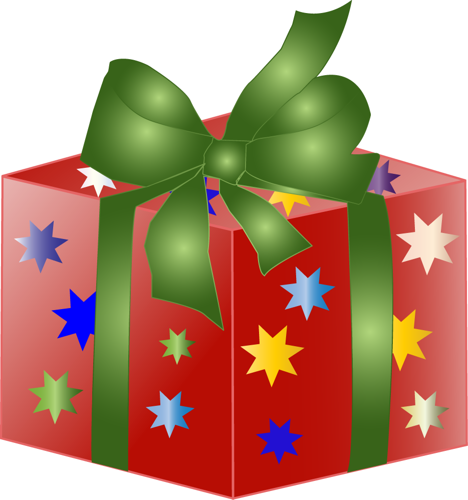 7 - Christmas Gift Vector Png (934x998), Png Download