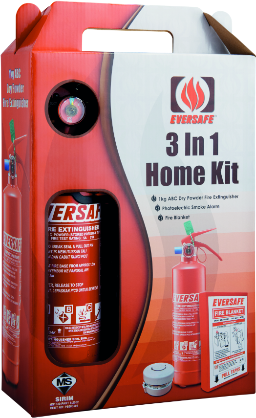Eversafe® Vehicle And Home Safety Kit , The Smarter - Alat Pemadam Api Eversafe (800x1200), Png Download
