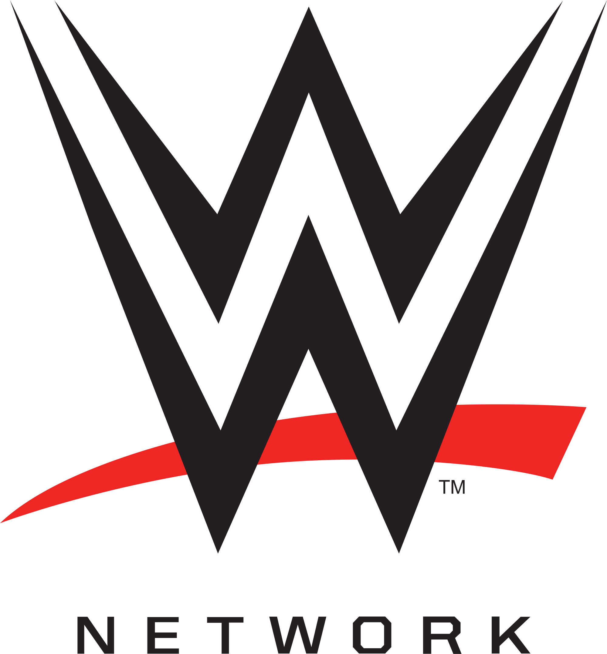 Wwenetworklogo - Wwe Network Logo Png (407x438), Png Download