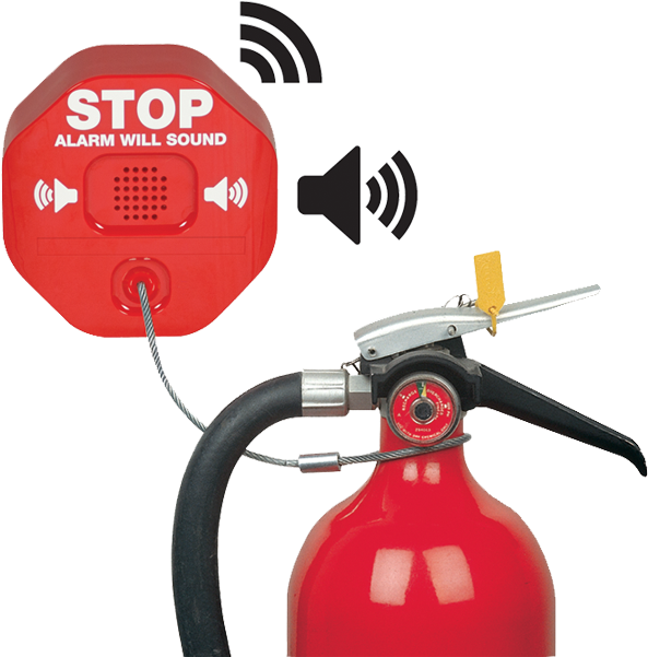 Wireless Fire Extinguisher Theft Stopper® - Fire Extinguisher Theft Stopper (600x600), Png Download