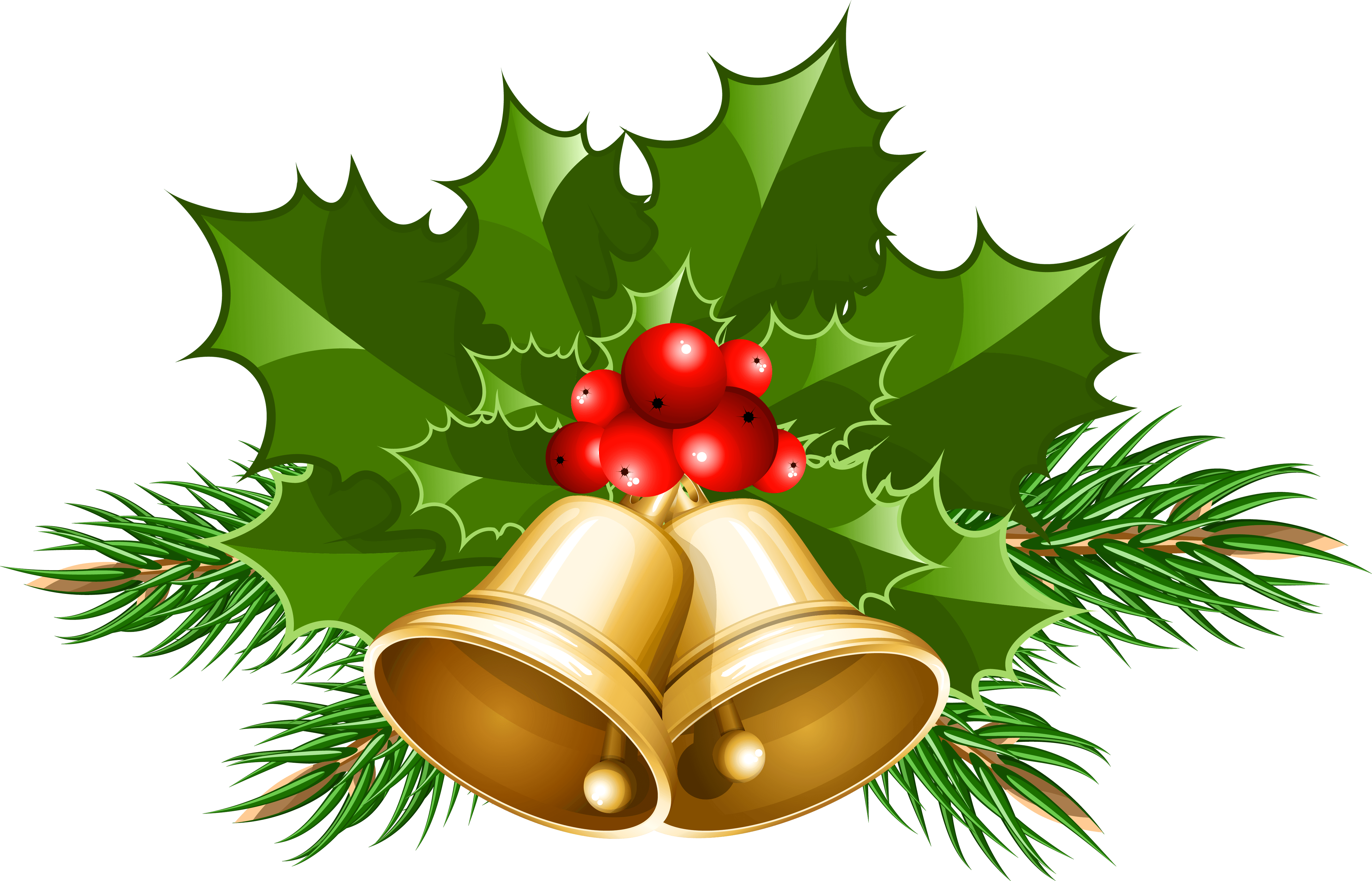 Christmas Clipart Christmas Bells And Mistletoe - Slow Cooker (4700x3019), Png Download