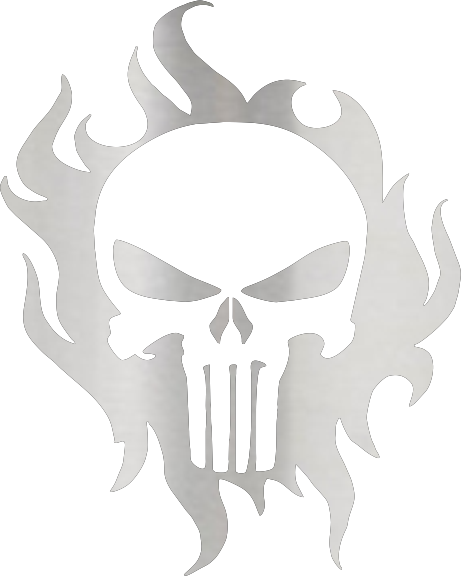 Punisher Png Logo (461x576), Png Download