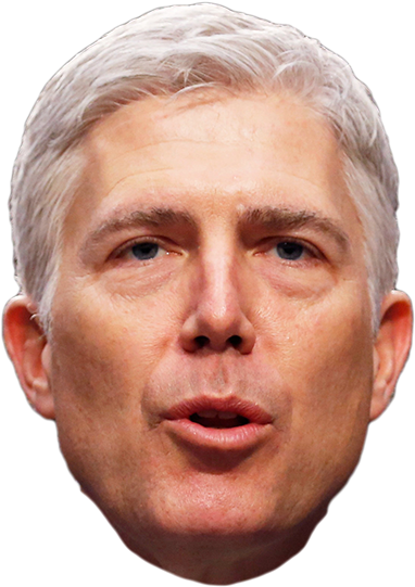 Neil Gorsuch - Neil Gorsuch Head (400x561), Png Download