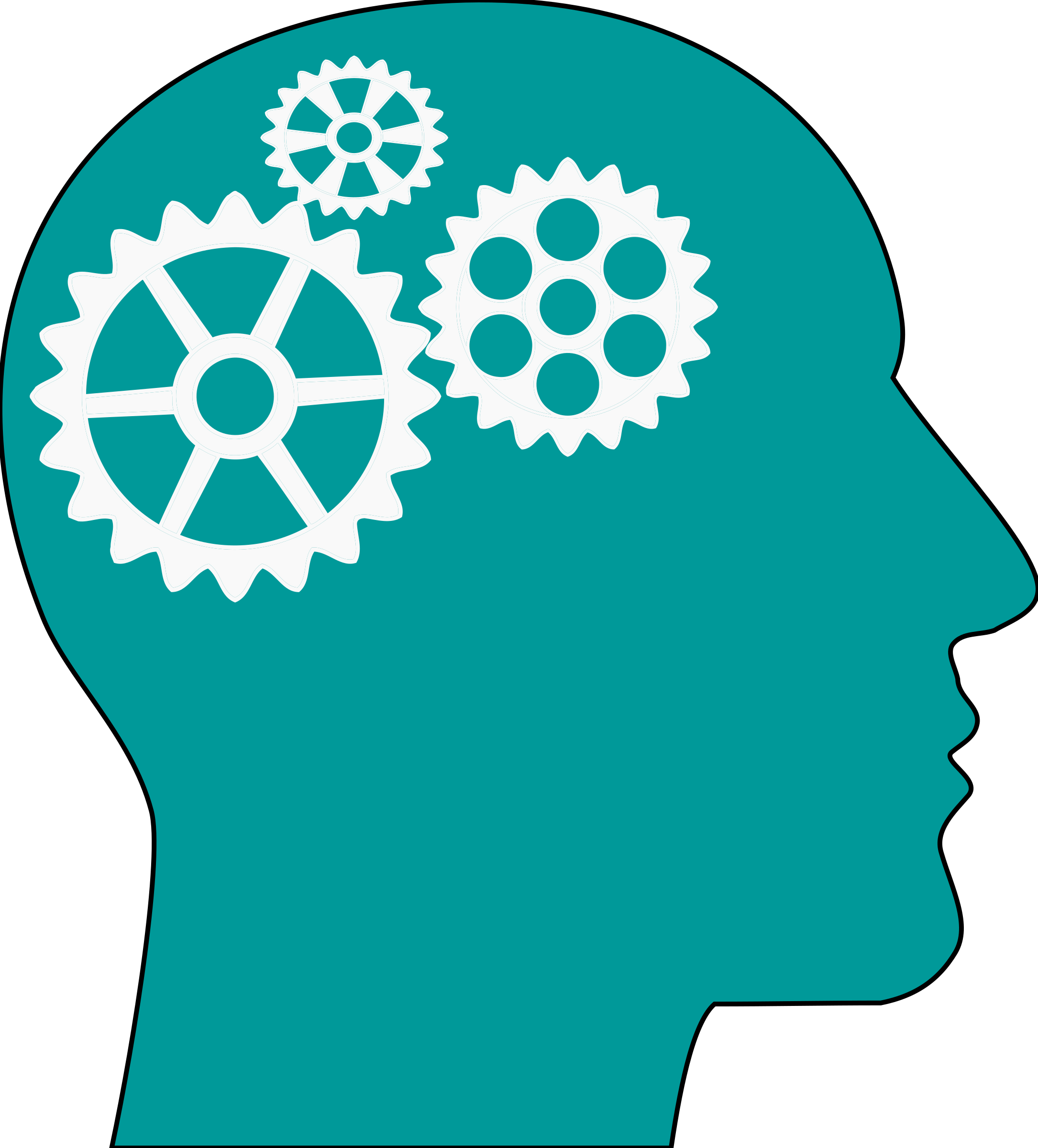 Royalty Free Gear Man Big Image Png - Clip Art (2170x2400), Png Download