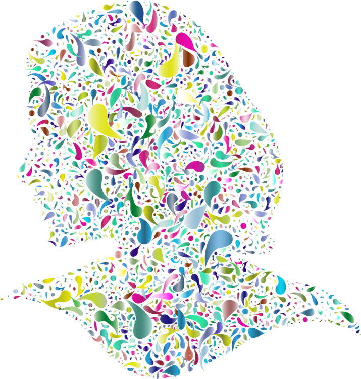 Computer Icons Female Abstract Art - Clip Art (715x750), Png Download