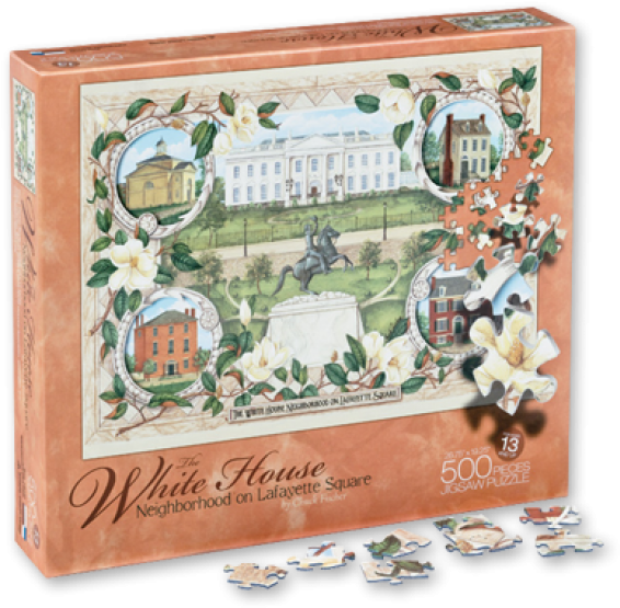 Roll Over Image To Zoom In - White House Neighborhood On Lafayette Square (700x700), Png Download