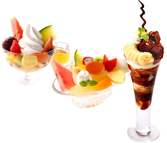 When Asked About The Most Representative Fruit Shop - Truit Salad With Ice Cream Png (566x486), Png Download