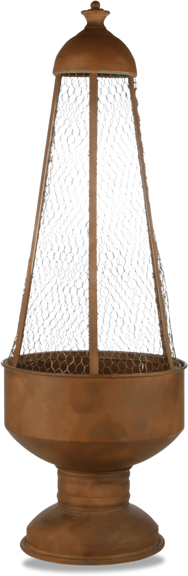 Footed Chicken Wire - Lampshade (980x2045), Png Download