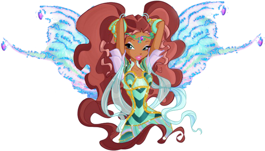 Aisha Bloomix 2 2d By Fenixfairy - Winx Club Bloomix Fanart (916x604), Png Download