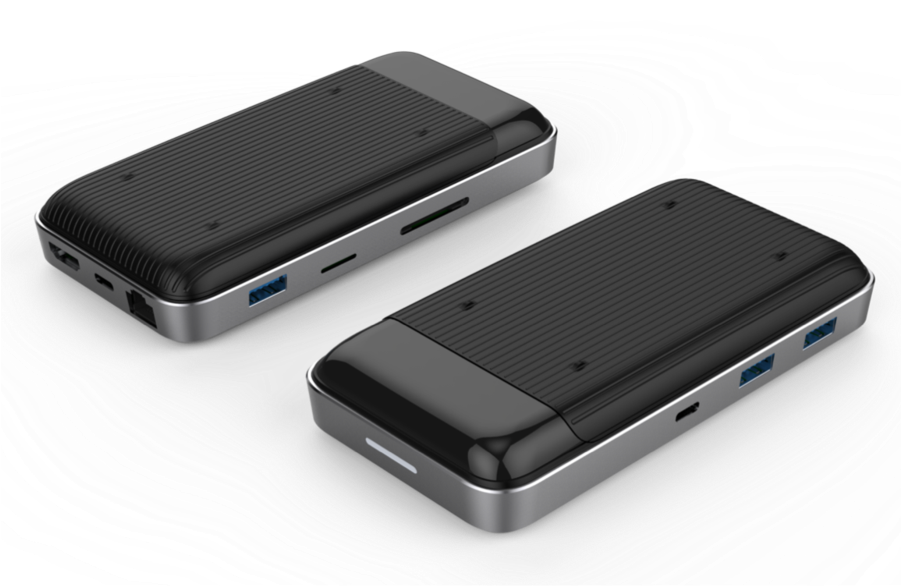 Hyperdrive Usb-c Hub With Wireless Charger - Weber Genesis Griddle 7599 (900x900), Png Download