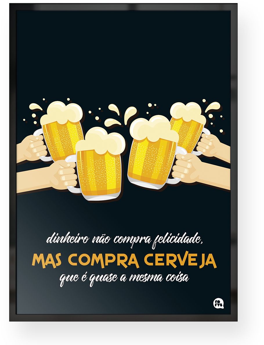 Quadro Dinheiro Não Compra Felicidade - Placas Decorativas Frases Para Boteco (1200x1200), Png Download