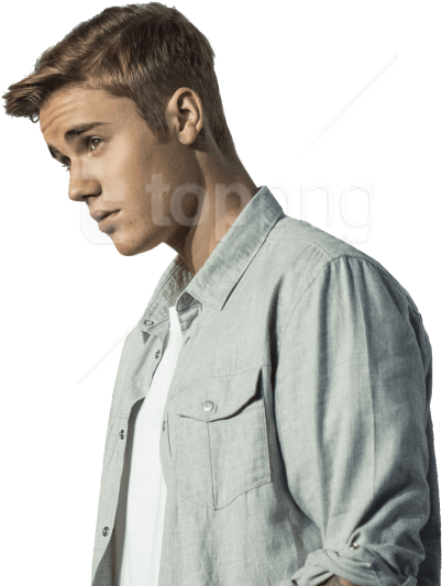 Free Png Justin Bieber Png - Justin Bieber Side Face (480x675), Png Download
