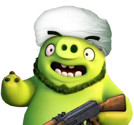 Angry Birds - Guaranteed Downvotes - Thicc Angry Birds (600x545), Png Download