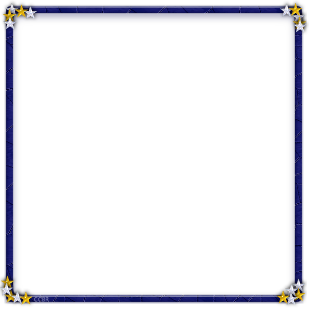 Star Blue Cracked Frame (620x620), Png Download