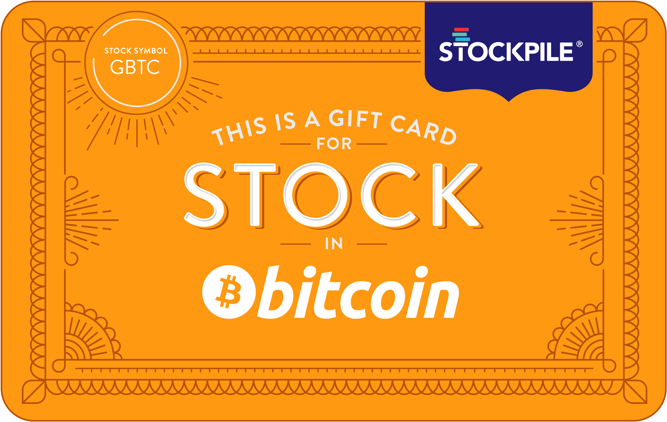 Stock Gift Cards From Stockpile - Bitcoin (1500x950), Png Download