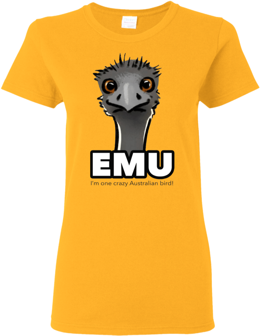 Emu Ladies T-shirt - T-shirt (1155x1155), Png Download