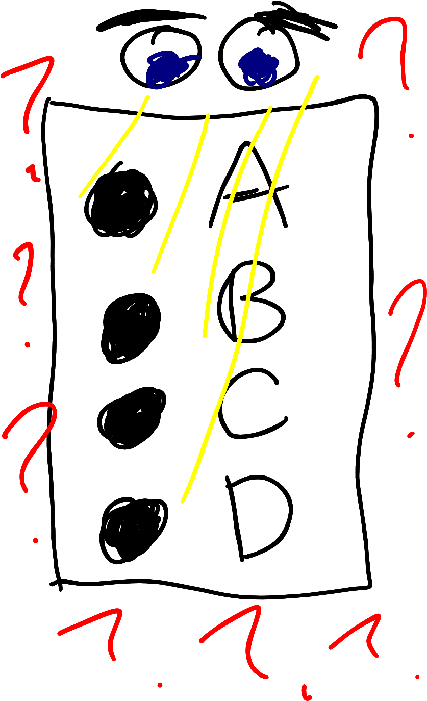 Picture Library Student Testing Clipart - Illustration (1080x1845), Png Download