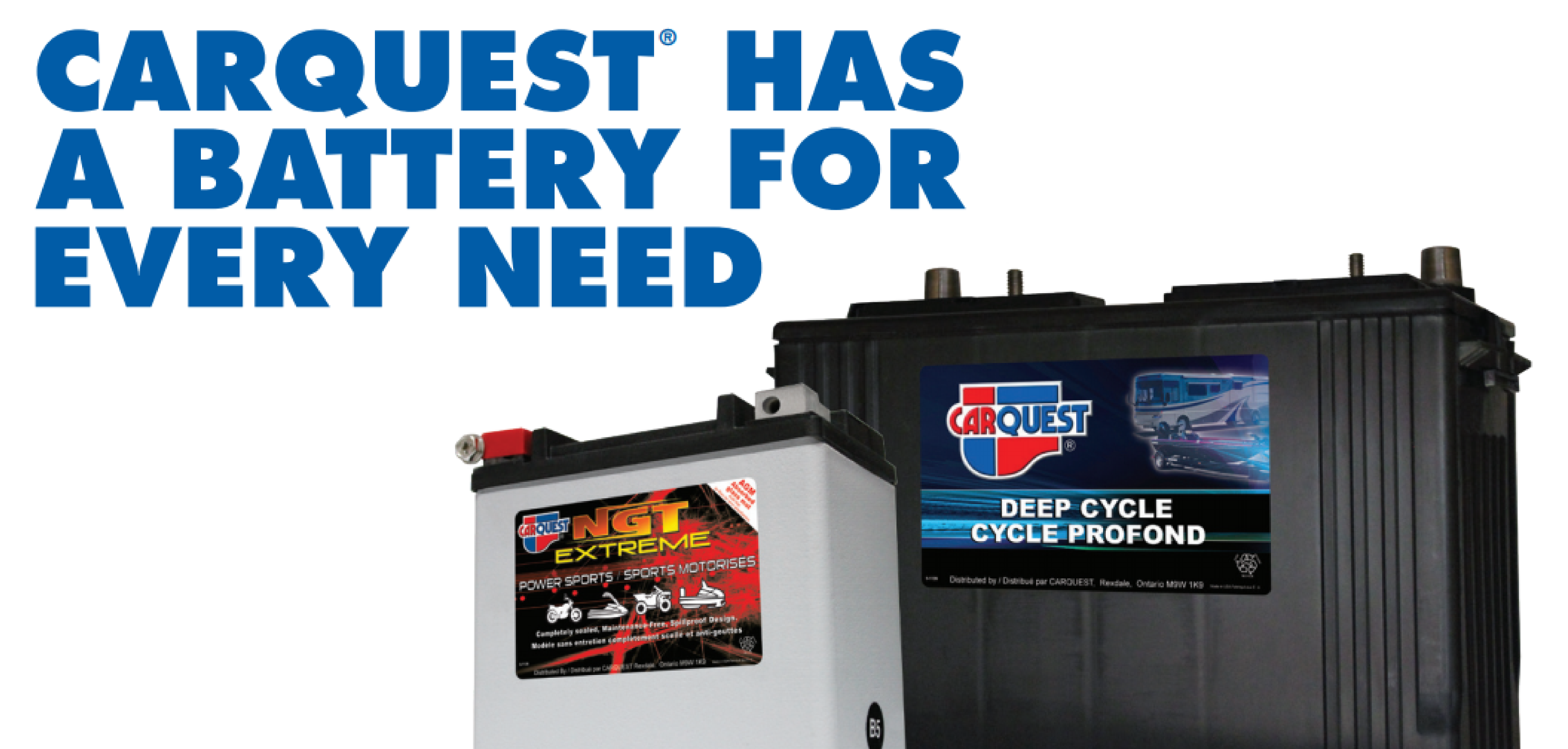 Battery - Carquest (4000x1667), Png Download