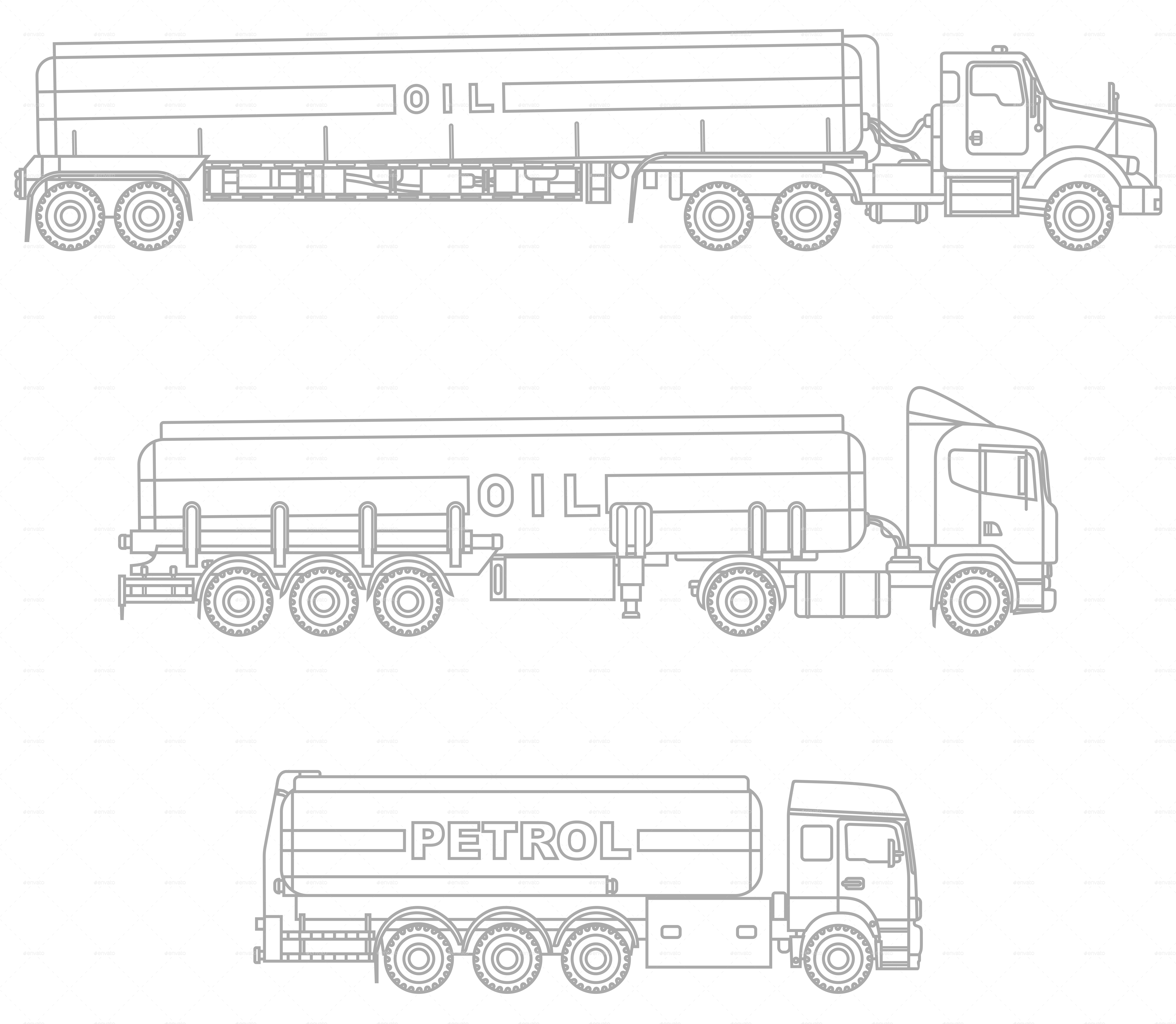 Gasoline Tanker Jpeg Png/gasoline Tanker Black Gasoline - Radioactive Coloring Pages (5000x4351), Png Download