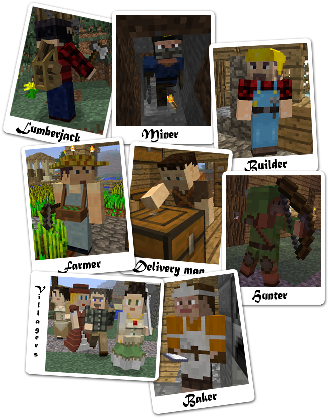มอด คนสร้างเมือง หรือ Mod Minecolonies สำหรับ - Minecraft Minecolony (730x840), Png Download