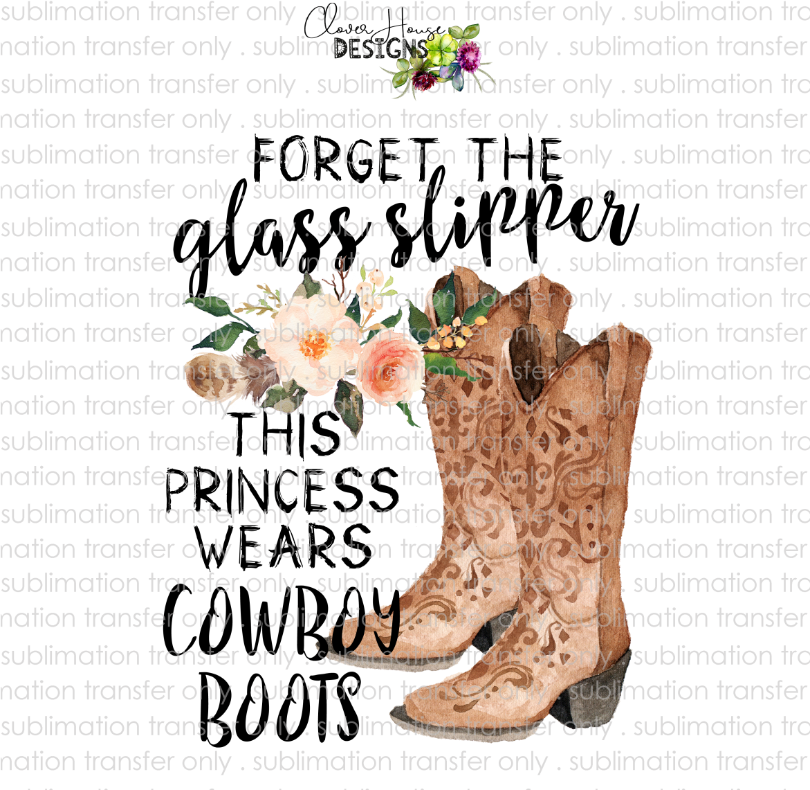 Forget The Glass Slipper - Watercolor Cowboy Boots Png (1170x1170), Png Download