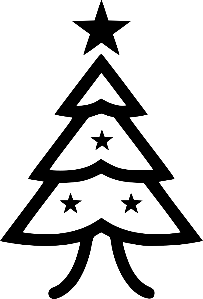 Png File - Christmas Tree Icon Png (668x980), Png Download
