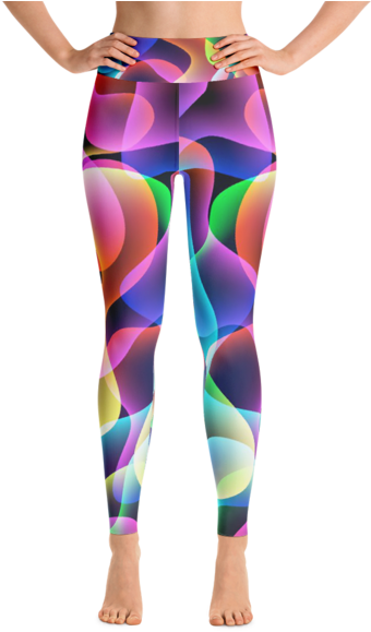Lava Lamp Yoga Leggings - Yoga Pants (600x600), Png Download