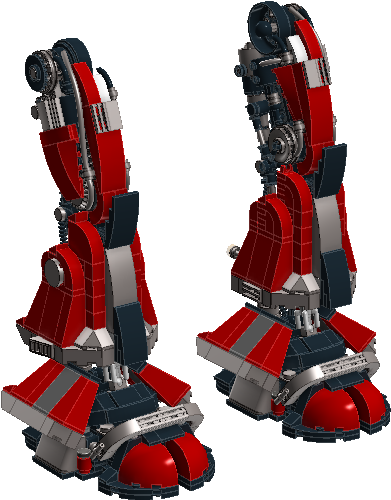 Fire - Mech - Foot - 5 - Machine (1126x616), Png Download