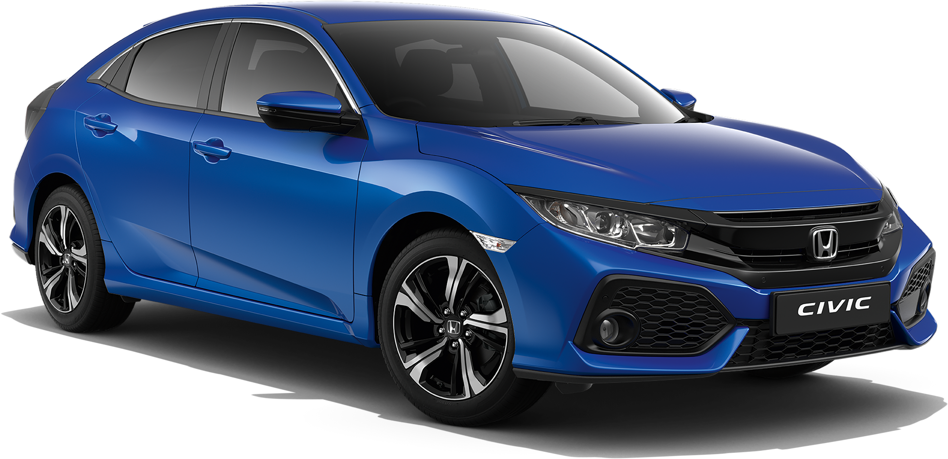 Civic 5dr Sr 129ps Vtec Turbo Brilliant Sporty - Honda Civic 1.0 Vtec Turbo Se 5dr Black (2048x1152), Png Download