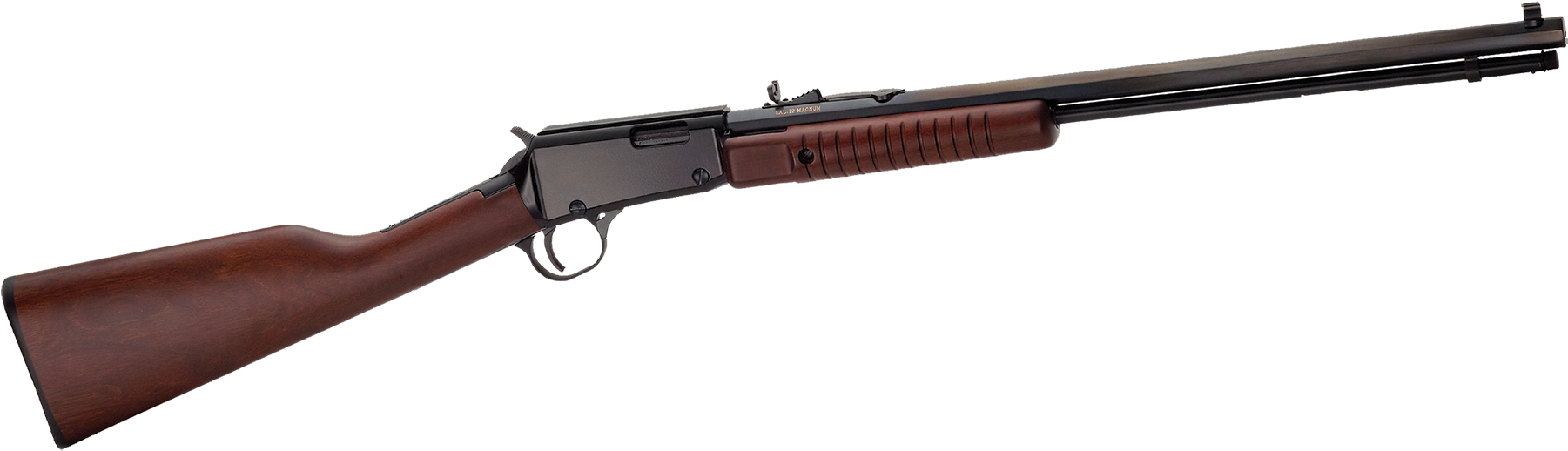 Henry Pump Action 22mag 20″ - .22 Winchester Rifle (1800x673), Png Download