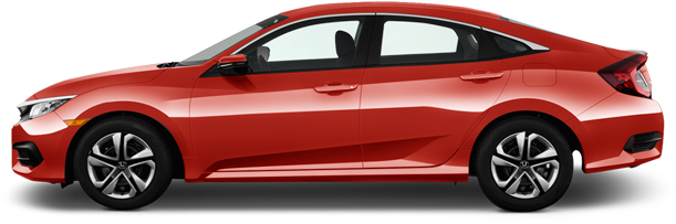 2018 Honda Civic Si - Kia Cadenza 2017 Side (640x480), Png Download