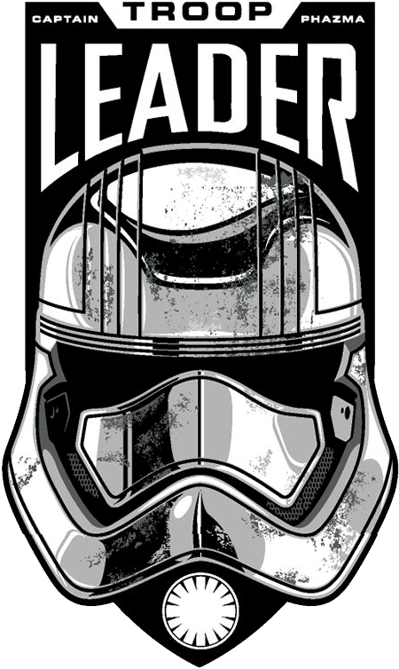 Star Wars The Force Awakens First Order And Resistance - Captain Phasma Troop Leader (575x809), Png Download