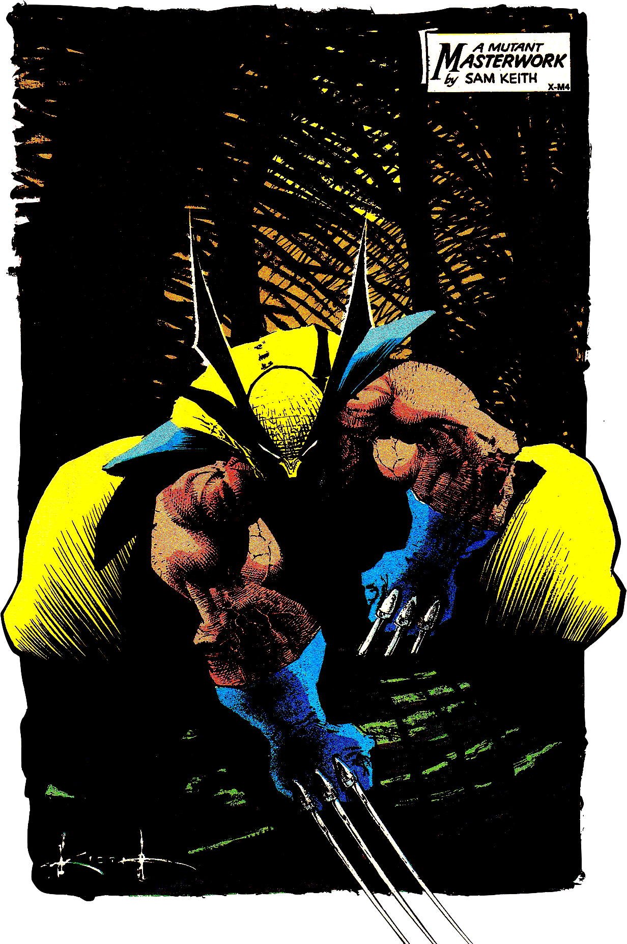 Wolverine By Sam Kieth Wolverine Art, Logan Wolverine, - Sam Kieth Wolverine (1249x1860), Png Download